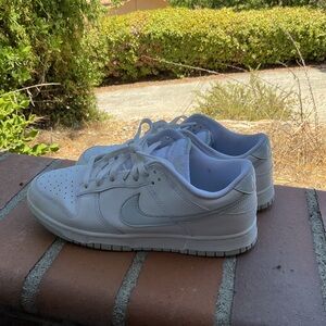 Nike Classic White dunk Low-Top Sneakers